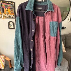 Neiman Marcus Colorblock Shirt